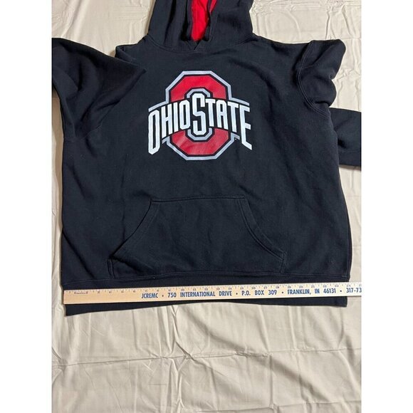 Ohio State Buckeyes Hoodie XXL Black Pullover Sweatshirt 4th and 1 - Picture 9 of 12